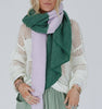 Sunset Shades Cozy Scarf • Lavender + Green