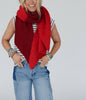 Sunset Shades Cozy Scarf • Red