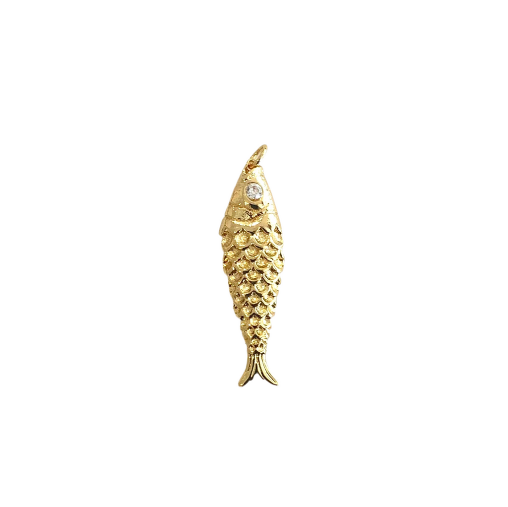 Gold Filled Fish Charm