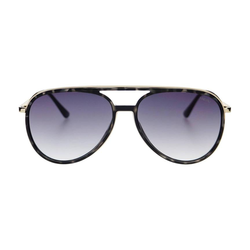 Fulton Aviator Sunglasses • Gray Tortoise