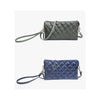 Christina Quilted Metallic Crossbody Bag