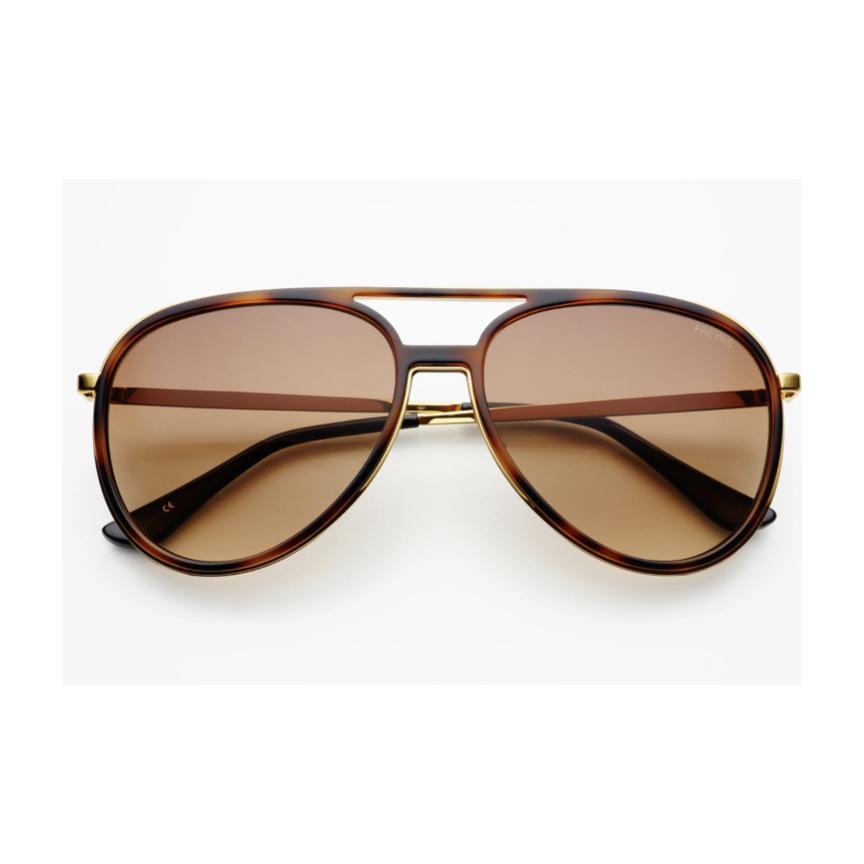 Fulton Aviator Sunglasses • Brown Tortoise