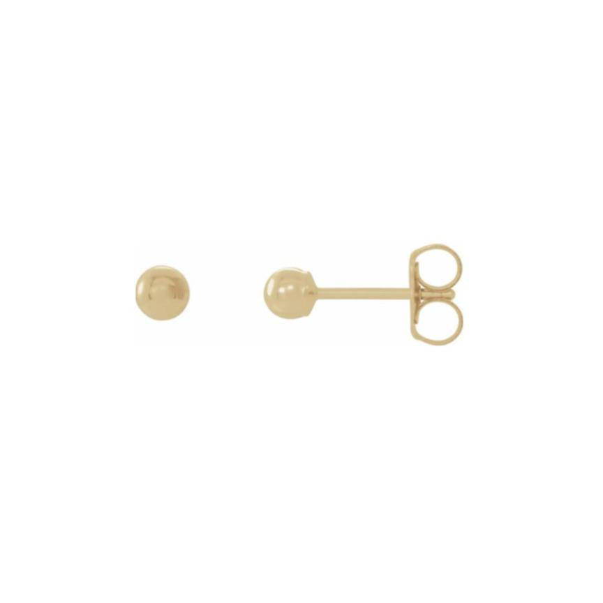 14k 3mm Ball Studs