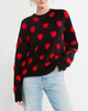 Fuzzy Heart Sweater