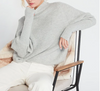 Mockneck Batwing Sweater