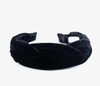 Velvet Braided Headband • Black