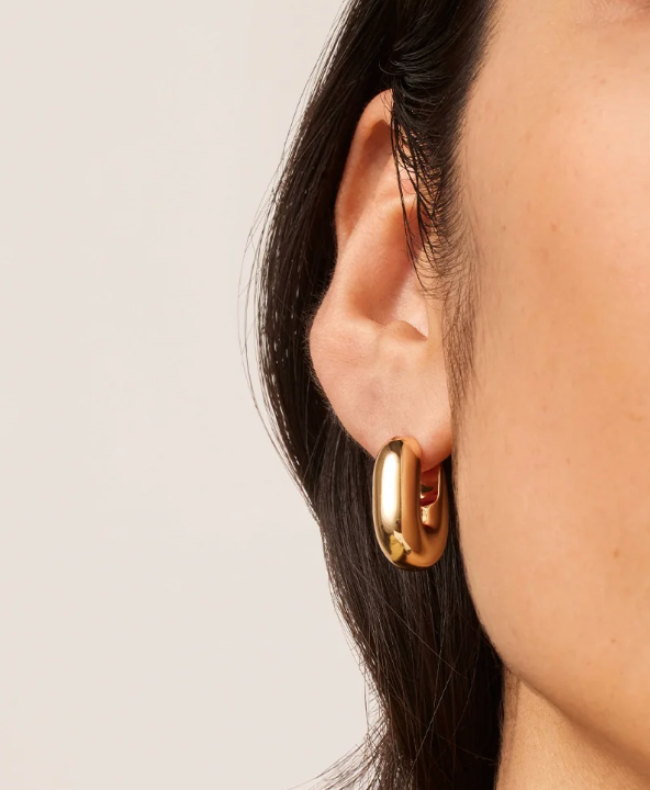 Puffy U-Link Earrings