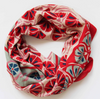 Diego Square Organic Cotton Scarf • Red