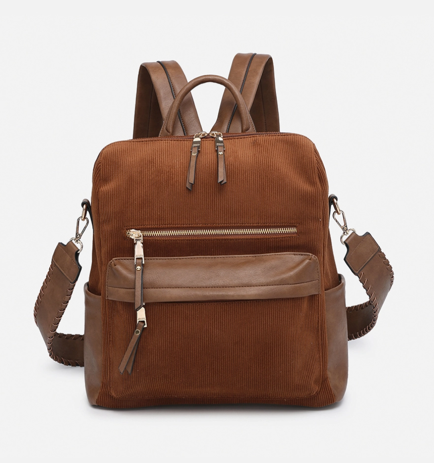 Amelia Corduroy Convertible Backpack