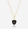 Isabel Onyx Heart Necklace