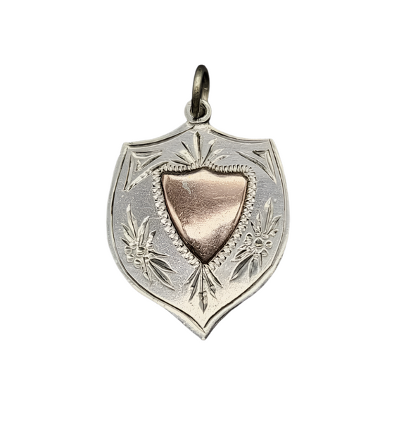 Vintage Silver Fob Medallion