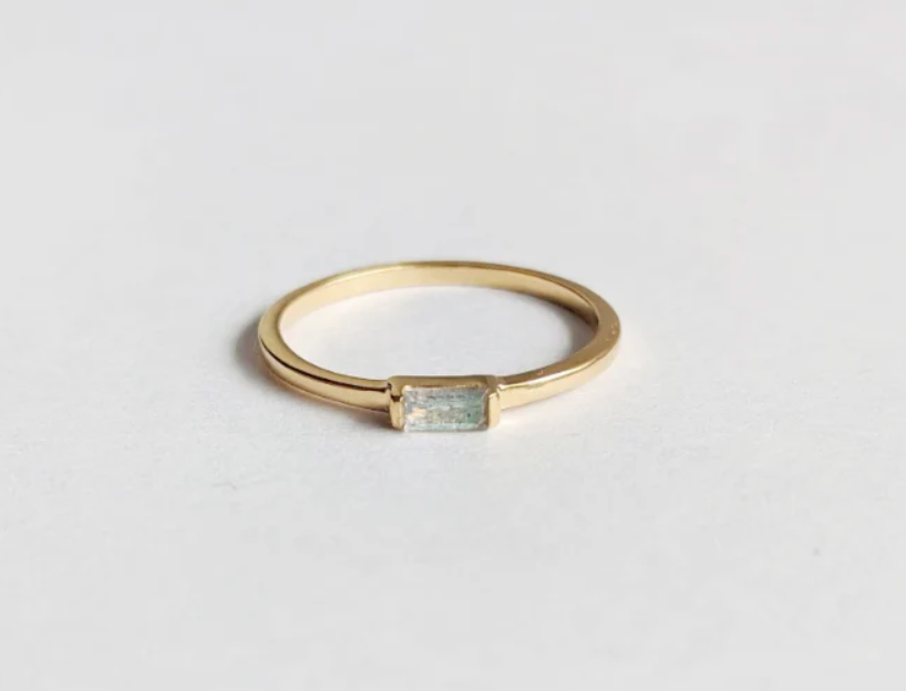 Vesper Ring • Labradorite