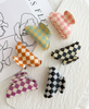 Acu Checkered Hair Claw Clips