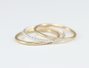 Round + Twist Stacking Ring Set