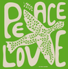 Mini Peace and Love Scarf • Green