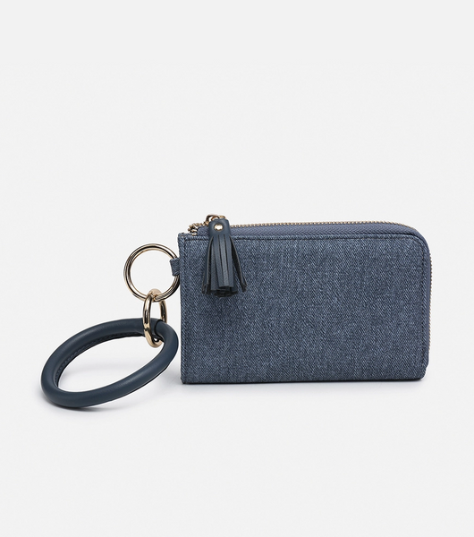 Liv Wristlet Wallet • Denim