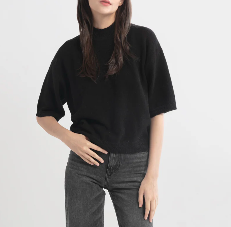 Lela Mockneck Sweater