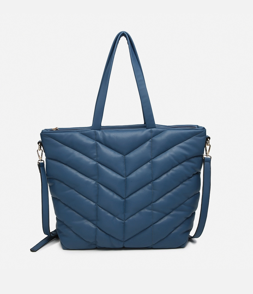 Brinley Quilted Chevron Tote