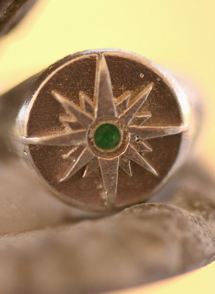 Starburst Signet Ring