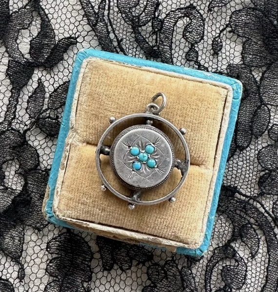 Antique Turquoise Pendant