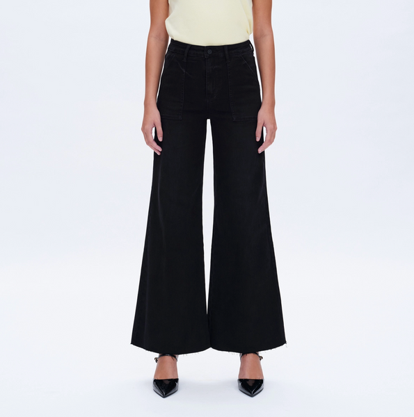 Rockin' Wide Leg Denim • Black