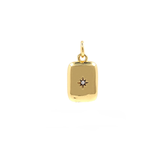 CZ Rectangle Pendant