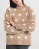 Fuzzy Heart Sweater