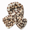 Leopard Furry Keyhole Scarf