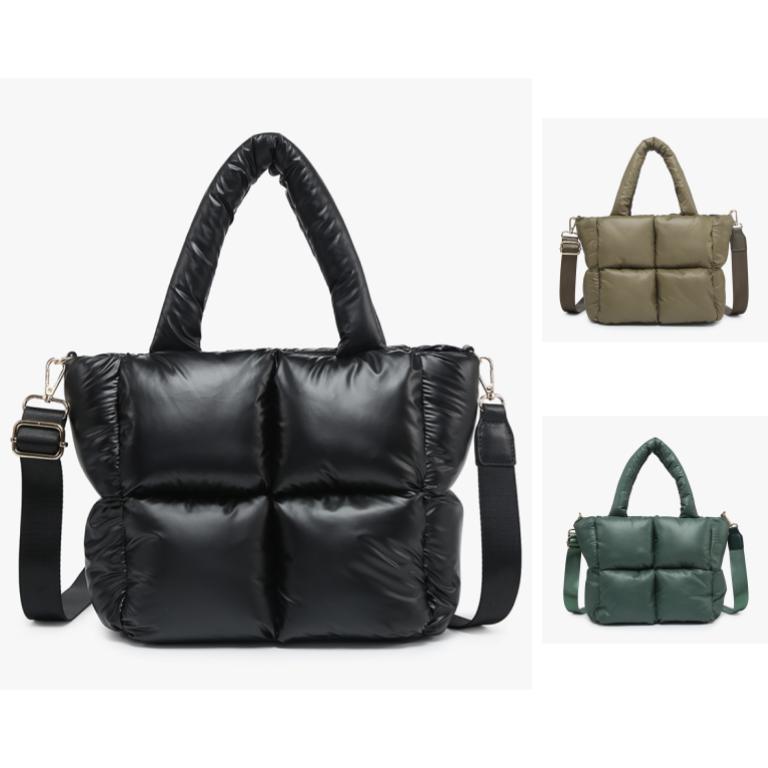 Brittany Puffer Tote/Satchel