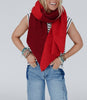 Sunset Shades Cozy Scarf • Red