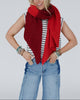 Sunset Shades Cozy Scarf • Red