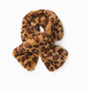 Leopard Furry Keyhole Scarf