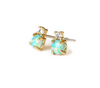 Opal CZ Studs • Green