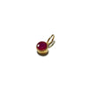 Round Birthstone Charm